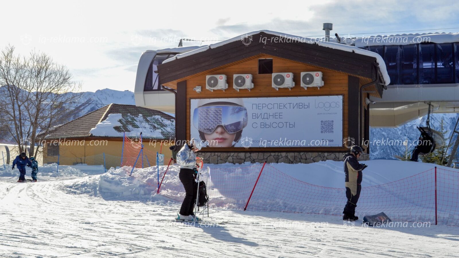 Реклама на горнолыжном курорте «Эльбрус» - наружная, индор и BTL
