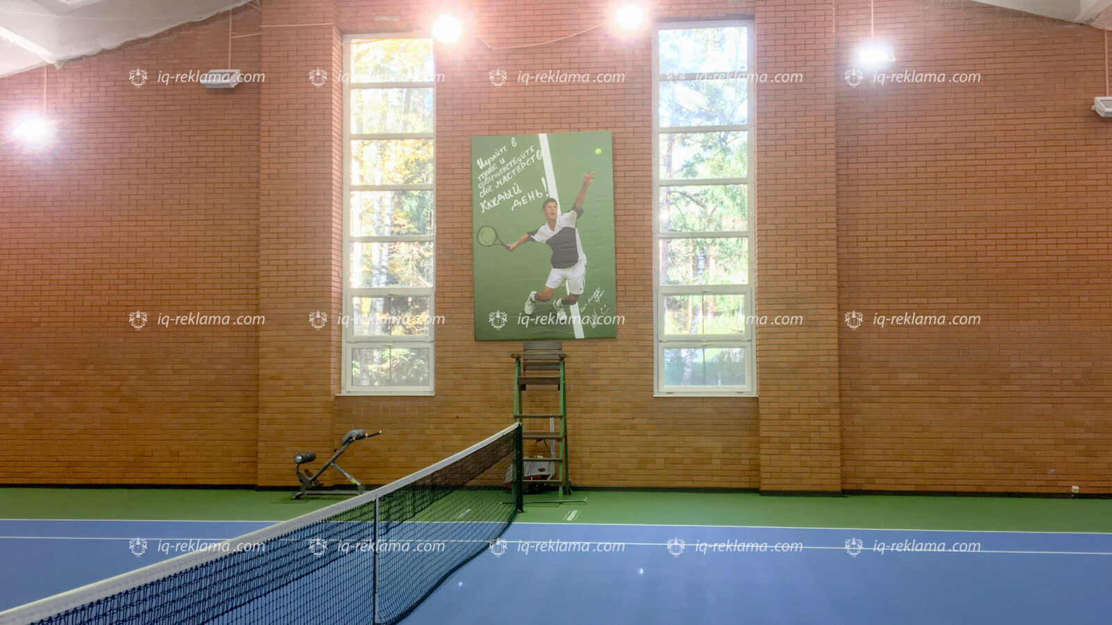 Реклама в теннисном клубе «Жуковка-2» - наружная, индор и BTL
