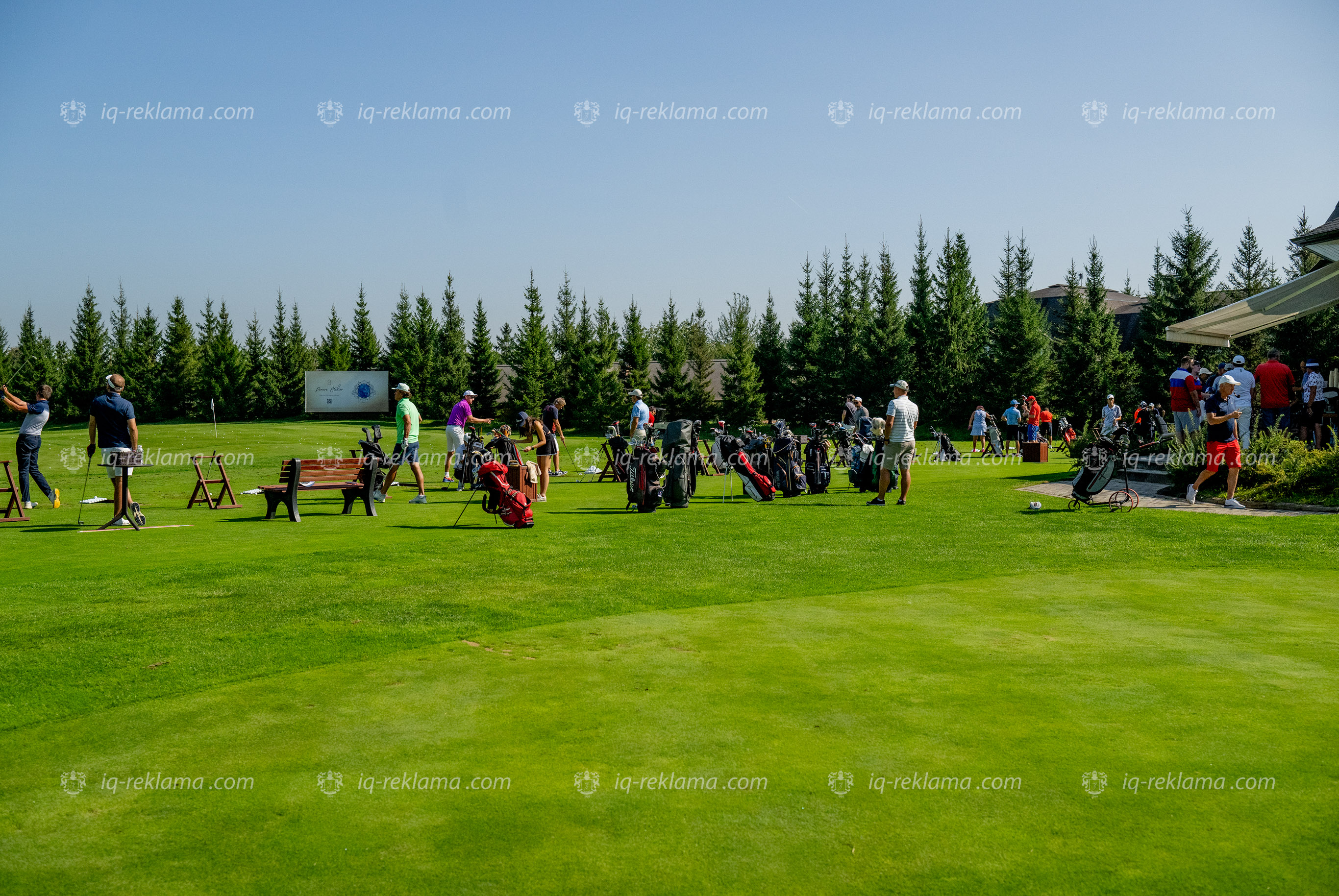 Реклама в гольф-клубе Agalarov Golf & Country Club – наружная, индор и BTL