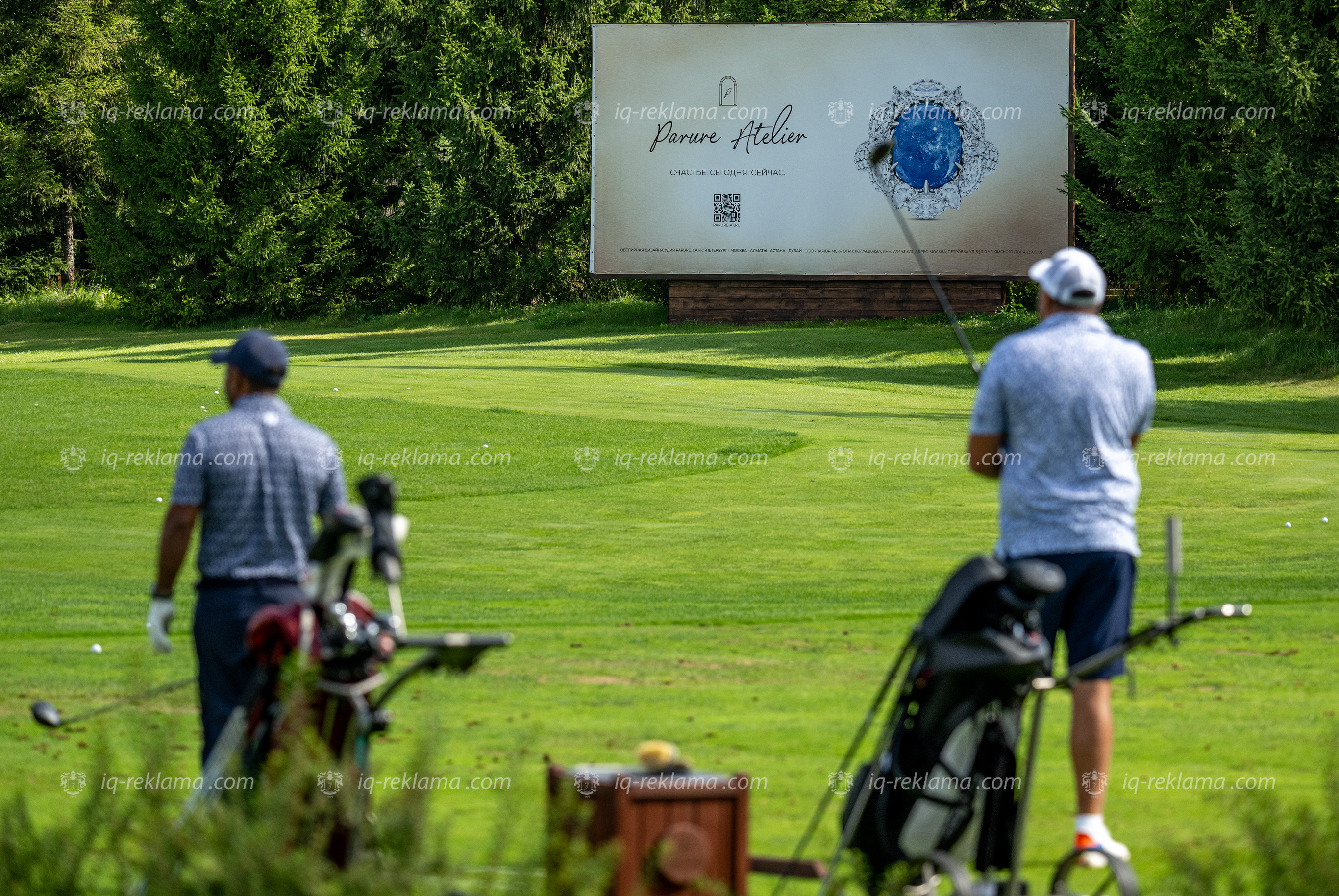 Реклама в гольф-клубе Agalarov Golf & Country Club – наружная, индор и BTL