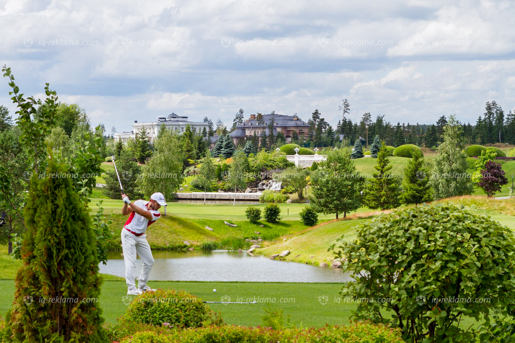 Реклама в гольф-клубе Agalarov Golf & Country Club – наружная, индор и BTL